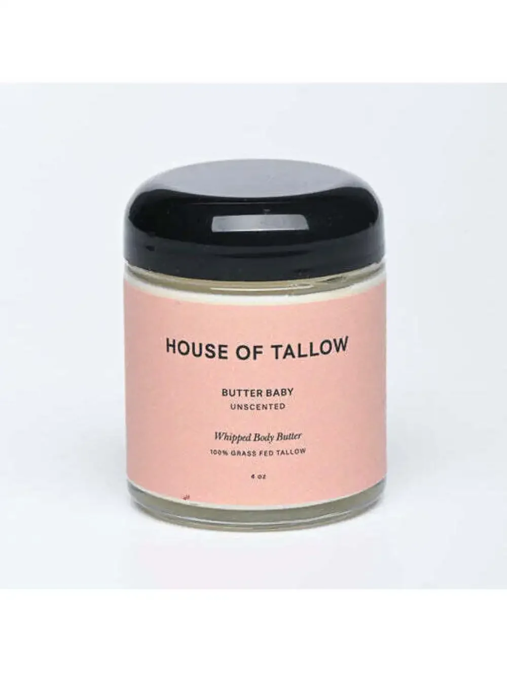 House of Tallow Butter Baby (Unscented) 100% Grass Fed Tallow Whipped Butter